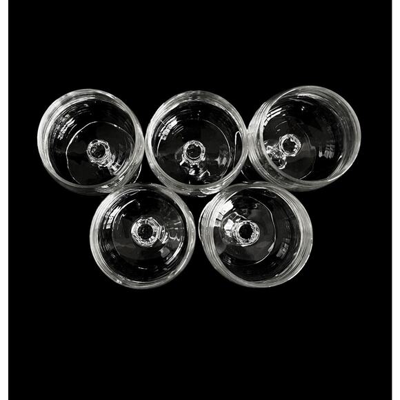 Stemmed Cordial Glasses Mini 4" Tall Set of 5 Barware Liquor Drinkware Wine 2 oz - Picture 4 of 10